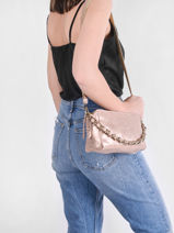 Cross Body Tas Vintage Leder Mila louise Zwart vintage 23673X-vue-porte